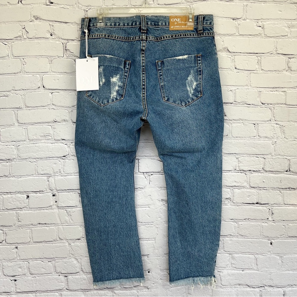 NWT One Teaspoon Lonely Boys Pacifica Destroyed Jeans Sz 28 - Picture 10 of 16
